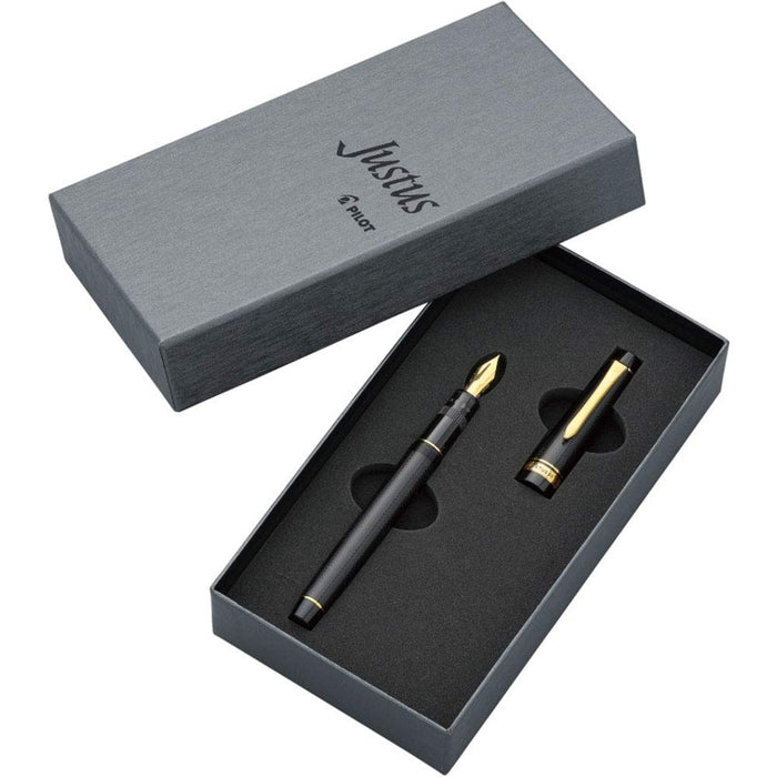 Pilot Justus 95 Fine Point Fountain Pen Stripe Black Design