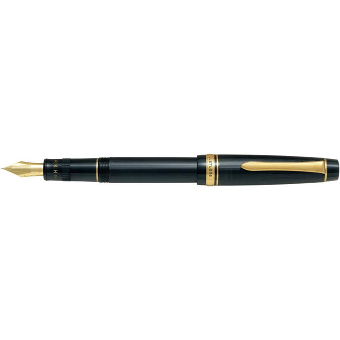 Pilot Justus 95 中細鋼筆，黑色條紋 - Fj-3Mr-Sb-Fm