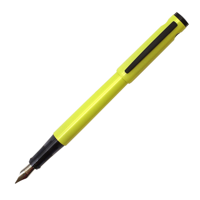 Pilot Lite M Medium Point Active Yellow Fountain Pen - FLT2SRAYM Model