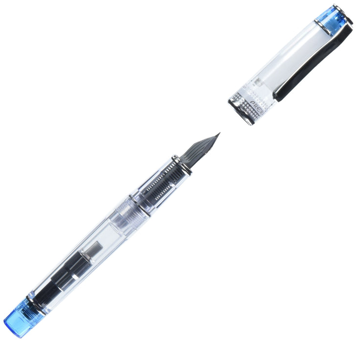 Pilot Prera Fine Point Fountain Pen - Transparent Light Blue Color