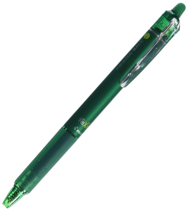 Pilot Frixion Ball Knock 07 Green Ballpoint Pen - Lfbk-23F-G