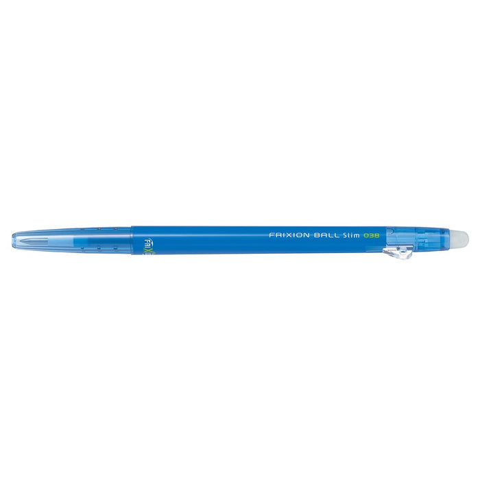 Pilot Frixion Ball Slim 038 Sky Blue Ballpoint Pen Lfbs-18Uf-Skl