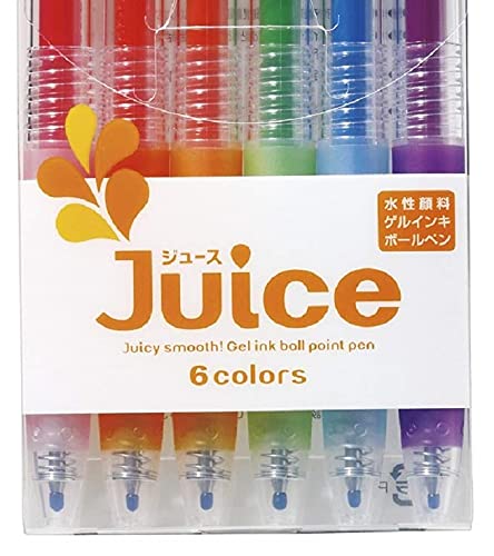 Pilot Juice 0.38 Gel Ballpoint Pen - 6 Vibrant Colors Set Lju60Uf6C Model