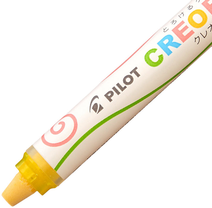 Pilot Creol Yellow Gel Type Crayon - Smooth and Vibrant (Ao-Cr6-C02)