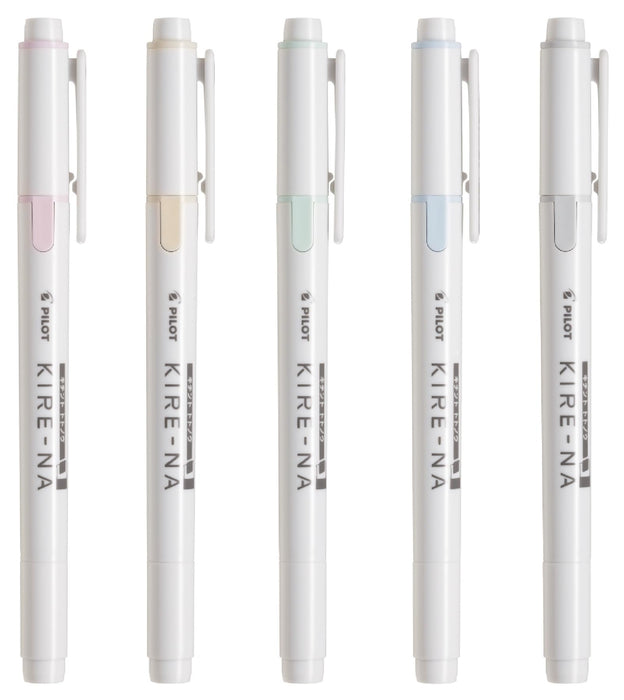 Pilot Kirena 5C Highlighter Marker Set - 02 Pale Tone  (pack of 5)