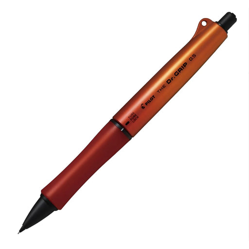 Pilot Dr. Grip Mechanical Pencil 0.5mm Black Accent Deep Orange-Kiichin - The #1 Place for Japanese Goods in Your Hand!