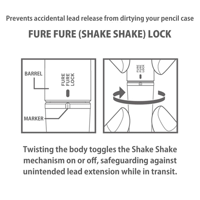 Pilot Dr. Grip Mechanical Pencil 0.5mm Black Accent Deep Orange-Kiichin - The #1 Place for Japanese Goods in Your Hand!