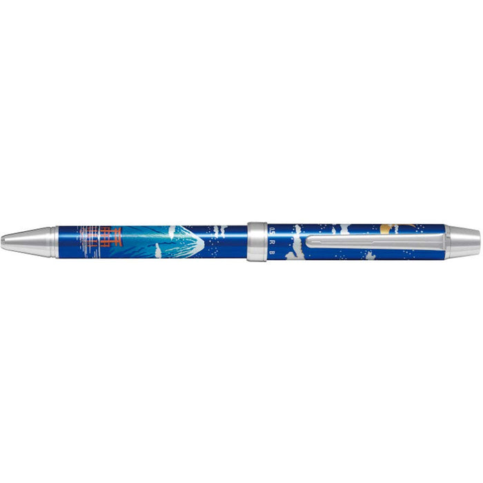 Pilot Miyabi Emaki 2+1 Multifunctional Pen Autumn Leaves Pagoda Bthm-3Sr-Mg Mt. Fuji Blue