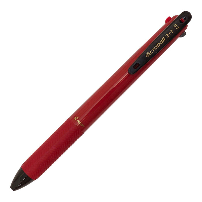 Pilot Acroball 3+1 Multifunctional 4-in-1 Pen 0.7mm Black Red Blue Burgundy