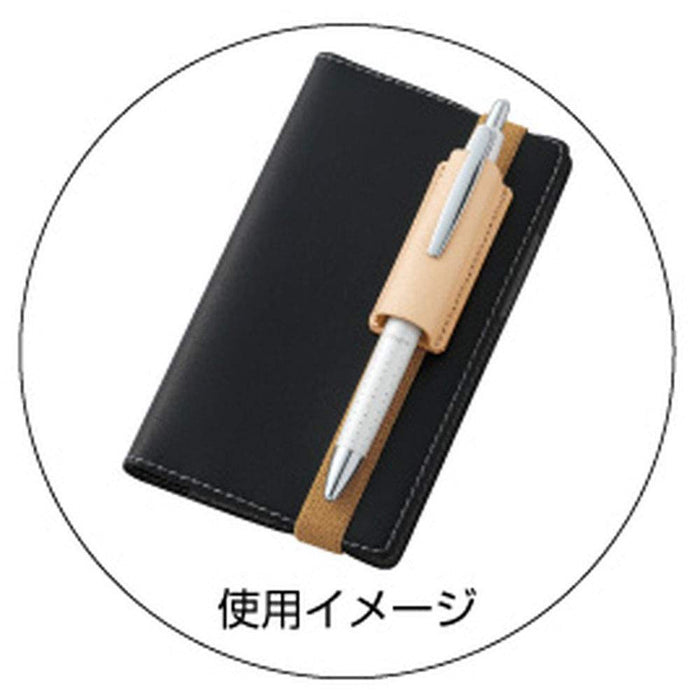 Pilot A6 Black Notebook Band with Genuine Leather Pilot Pen Holder