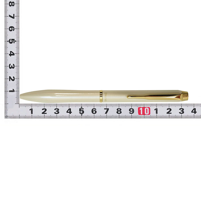 Pilot Acro Drive Pearl White 0.5mm Oil-Based Ballpoint Pen 134x10.9mm Rotating Feed-Kiichin - The #1 Place for Japanese Goods in Your Hand!