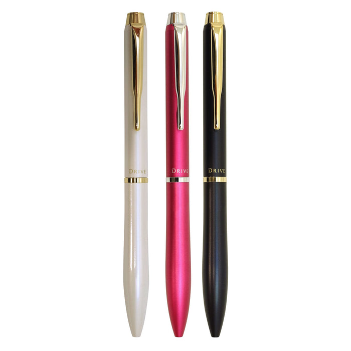 Pilot Acro Drive Pearl White 0.5mm Oil-Based Ballpoint Pen 134x10.9mm Rotating Feed-Kiichin - The #1 Place for Japanese Goods in Your Hand!