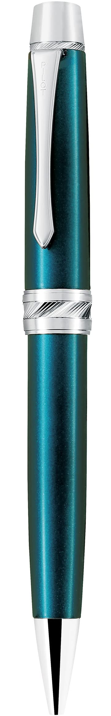 Pilot Custom Heritage CR Turquoise Blue Fine Ballpoint Pen 0.7mm Oil-Based Rotating Type-Kiichin - The #1 Place for Japanese Goods in Your Hand!