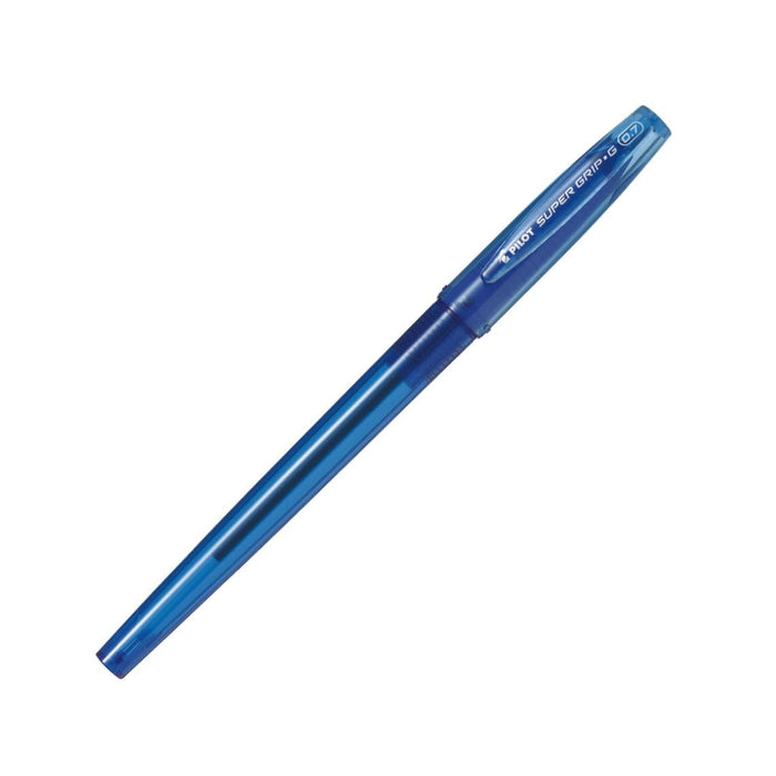 Pilot Super Grip G 0.7mm Blue Ballpoint Pens 10-Pack Oil-Based Ink
