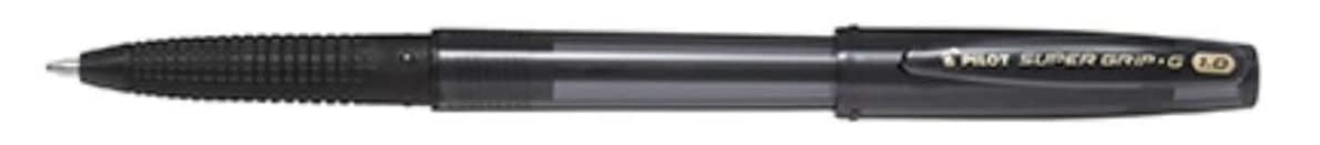 Pilot Super Grip G Medium Point 1.0mm Oil-Based Black Ballpoint Pen Set Bsgc-10M-Bb 10 Pcs-Kiichin - The #1 Place for Japanese Goods in Your Hand!