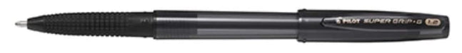 Pilot Super Grip G Cap Type Oil-Based Ballpoint Pen 1.2mm Black Set of 10-Kiichin - The #1 Place for Japanese Goods in Your Hand!