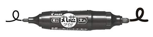 Pilot Twin Marker Set 圆形细/粗笔尖 8C 锟斤拷锟 Mfn-120Fbmn-8C