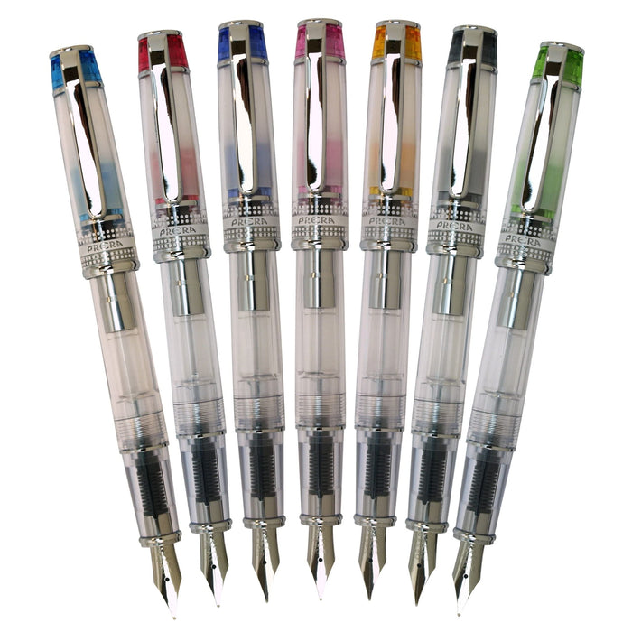 Pilot Prera​​ 中号钢笔 透明黑色笔身 - FPRN-350R-TBM