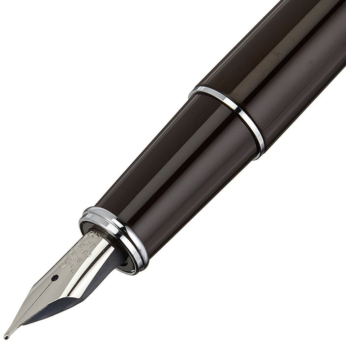 Pilot Prera​​ 中型筆尖鋼筆優雅棕色筆身 - FPR-3SR-BN-M