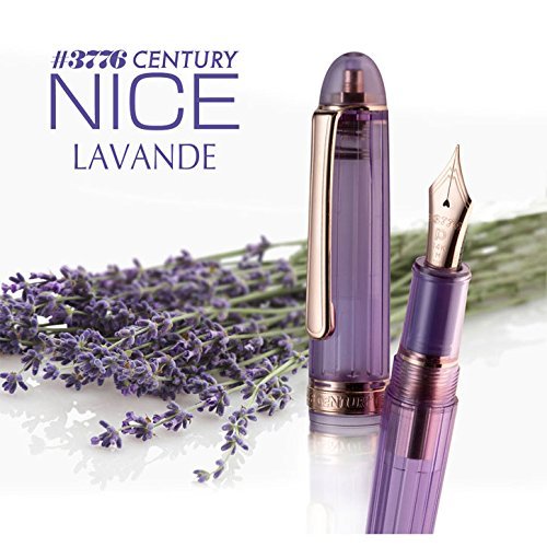 Platinum Fountain Pen - #3776 Century Nice Lavande Fine Point (F) with Blotter Card