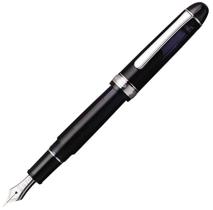 Platinum Pen #3776 Century Extra Fine Black Diamond with Kanji Love Sticker