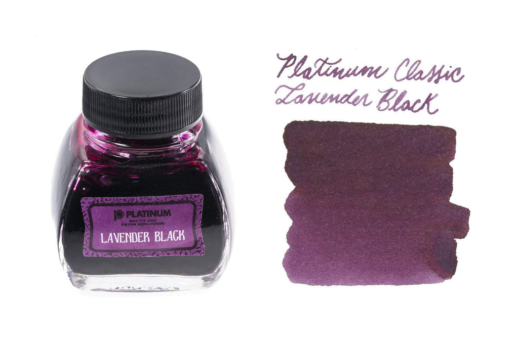 Platinum Fountain Pen Classic 86 Lavender Black Bottle Ink Inkk-2000-86