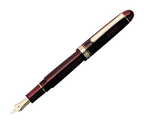 Platinum Brand #3776 Century Bold Fountain Pen in Classic Burgundy