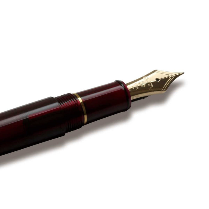 Medium Point Platinum Fountain Pen #3776 Century Burgundy Body Size 139.5x15.4mm 20.5g