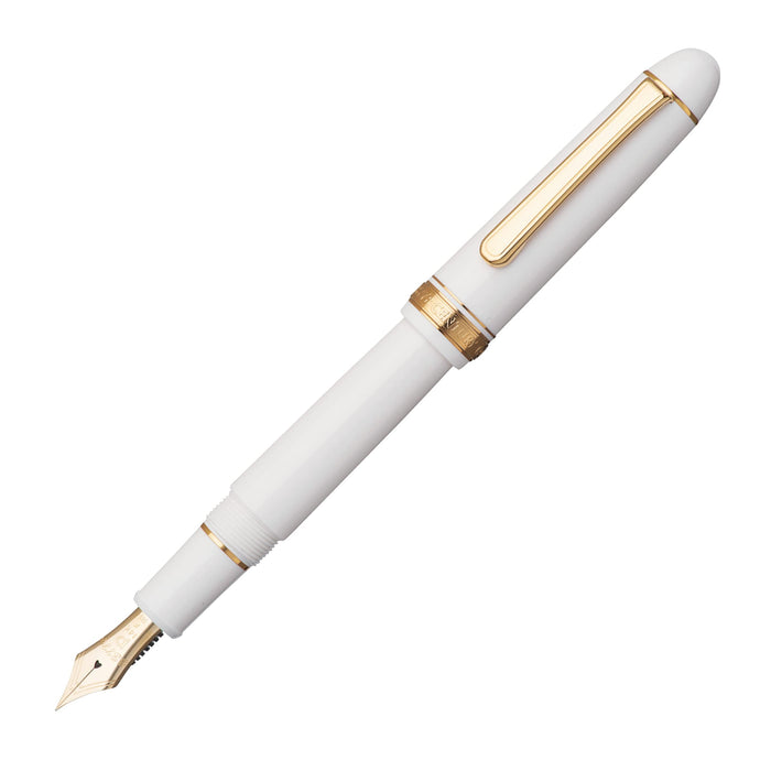 Platinum Fountain Pen - #3776 Century Chenonceau White Extra Fine Pnb-15000#2-1