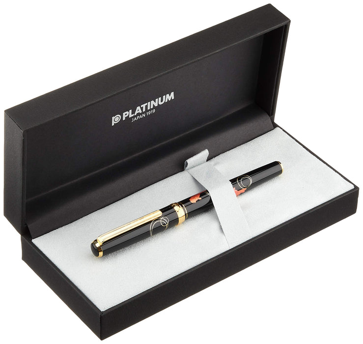 Platinum Bisaku Modern Makie Goldfish Fine Point Fountain Pen PTL-20000H#24-2