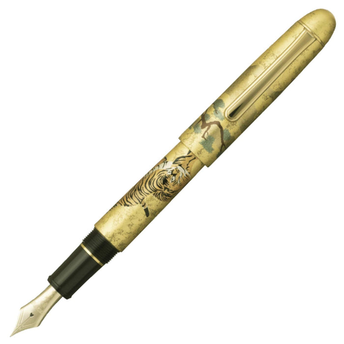 Platinum Fountain Pen Century Kanazawa Foil Matsutora Japan Medium Point Pnb-35000H#55-3 - Elegant Japanese Medium Point Pen-Kiichin - The #1 Place for Japanese Goods in Your Hand!