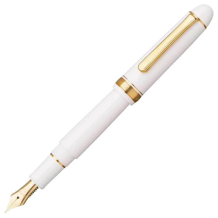 Platinum Fountain Pen #3776 Century Extra Fine Font Chenonceau White PNB-15000