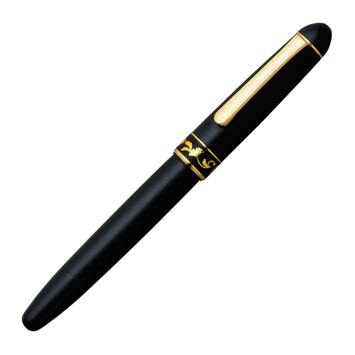 Platinum 3776 Century Fountain Pen with Ginkgo Inlay Kosuke Fine Point Dual-Use PTB-30000Z