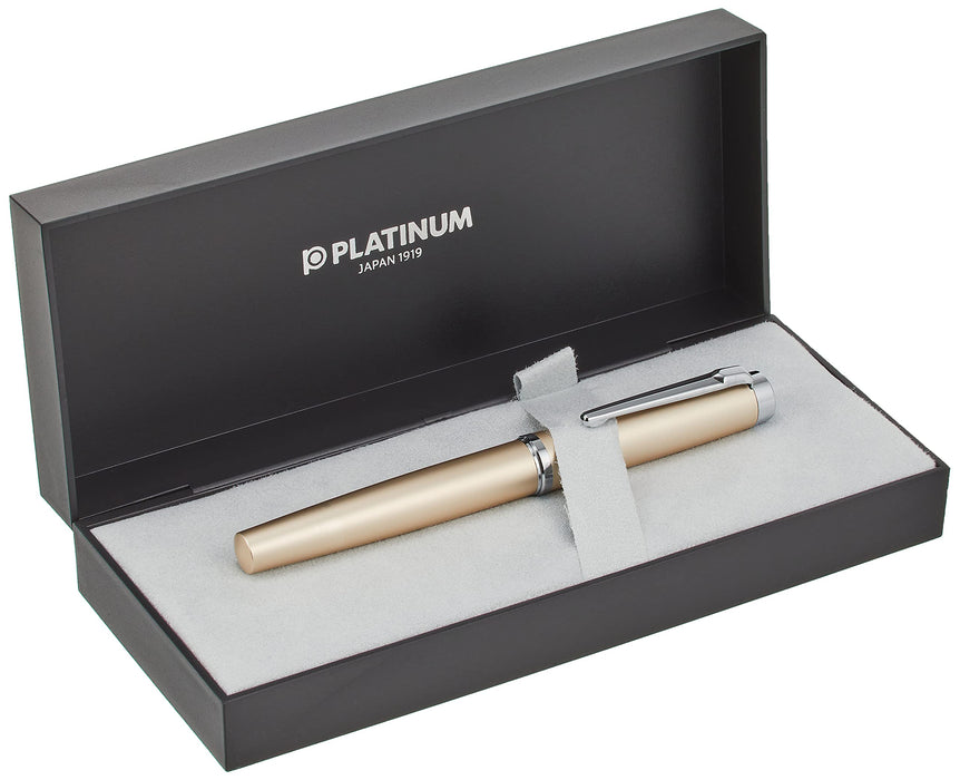 Platinum Procion 光泽香槟金钢笔细尖两用 PNS-8000 78-2