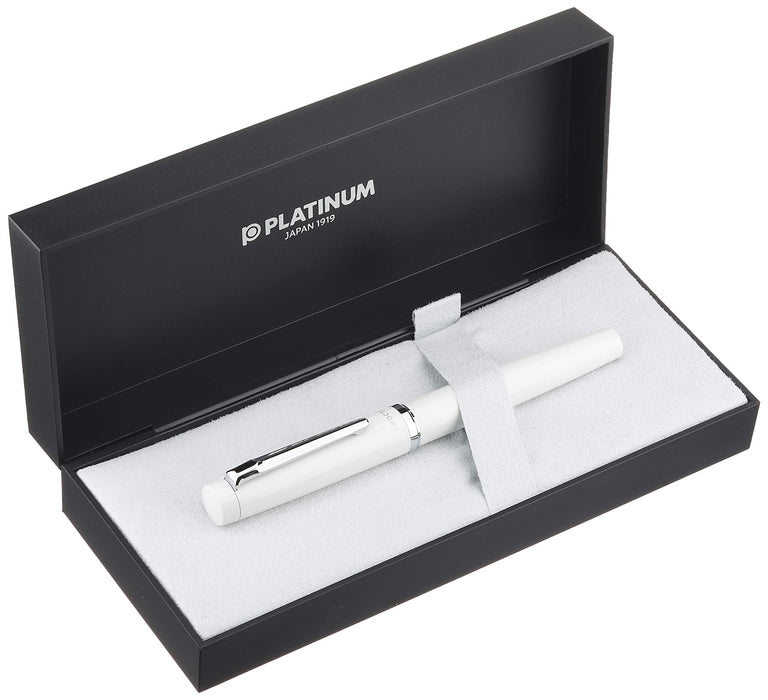 Platinum Fountain Pen Procion Porcelain White Fine Point Dual-Use PNS-5000-3-2