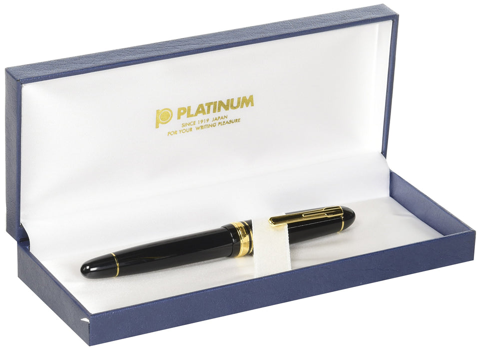 Platinum Brand President Black Bold Fountain Pen PTB-20000P Model - #1-4