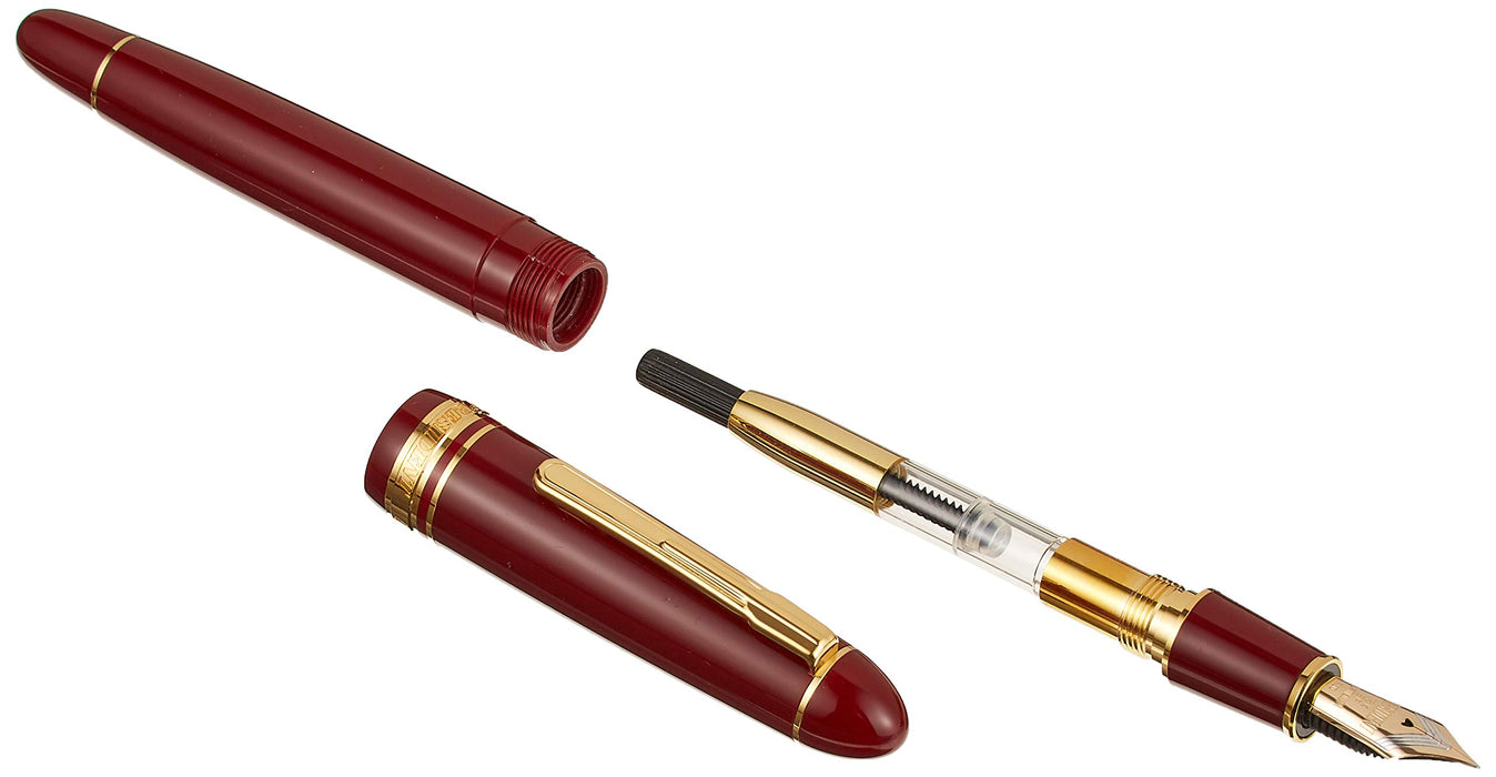 Platinum Fountain Pen President Edition - Wine Red Extra Fine PTB-20000P#10-1