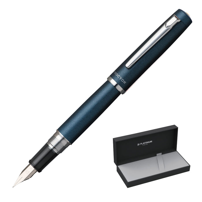 Platinum Procion Deep Sea Fine Point Fountain Pen #50 Pns-5000 50-2