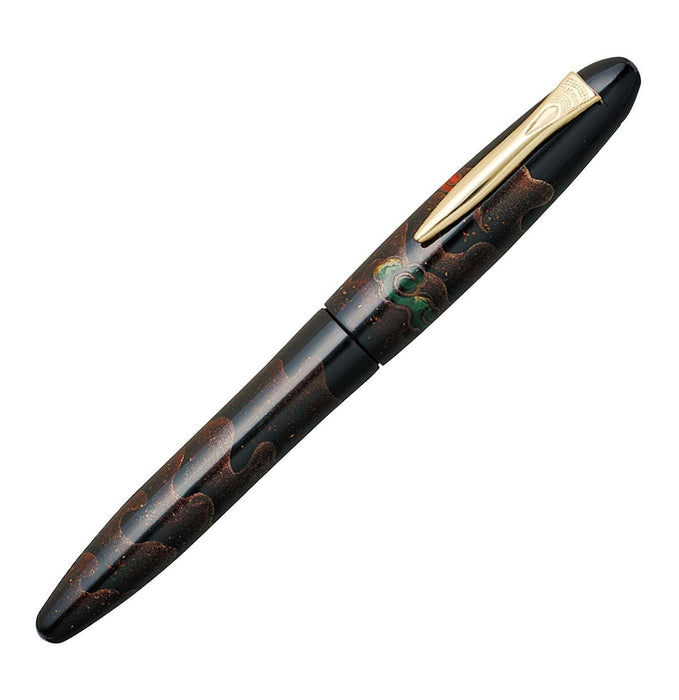 Platinum Izumo Yakumo Nuri Medium Point Fountain Pen - Yakumo Byakudan Style