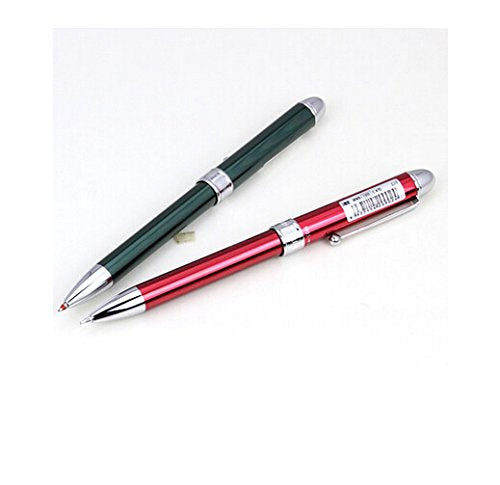 Platinum Fountain Pen Double 3 Action Multifunction Mwb-1000C#70 in Vibrant Red