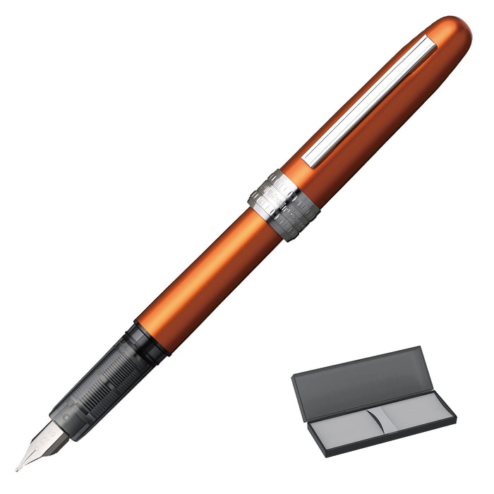 Platinum Plaisir Fine Point Fountain Pen PGB-1000#25-2 Noba Orange