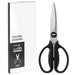 Plus Kitchen Scissors Black Dishwasher Safe Stress-Free Fit Cut Sharp 35-719-Kiichin - The #1 Place for Japanese Goods in Your Hand!