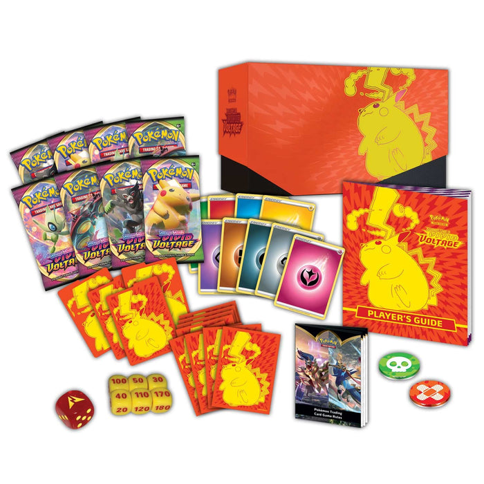 Pokemon Card Sword & Shield 4 Vivid Voltage Elite Pikachu Trainer Box Pokemon Card Sword & Shield 4 Vivid Voltage Elite Pikachu Trainer Box