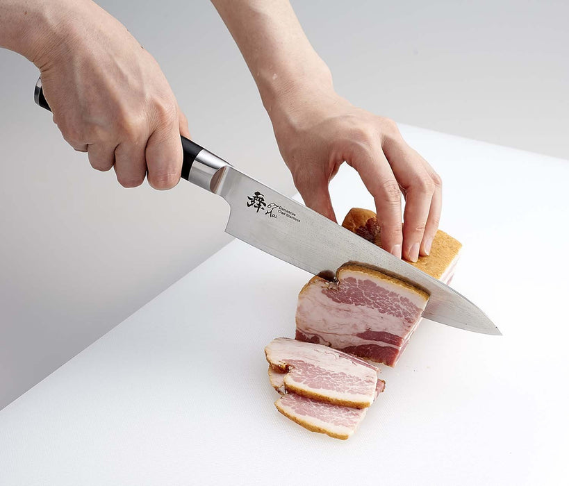 Pearl Metal Mai 67-Layer Damascus 180mm Knife 8Cr15MoV F-1233-Kiichin - The #1 Place for Japanese Goods in Your Hand!