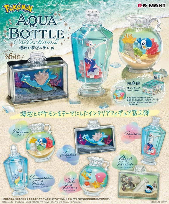 Re-Ment Pokemon Aqua Bottle Collection 2 Box Set 6pcs 130mm Sparkling Theme-Kiichin - The #1 Place for Japanese Goods in Your Hand!