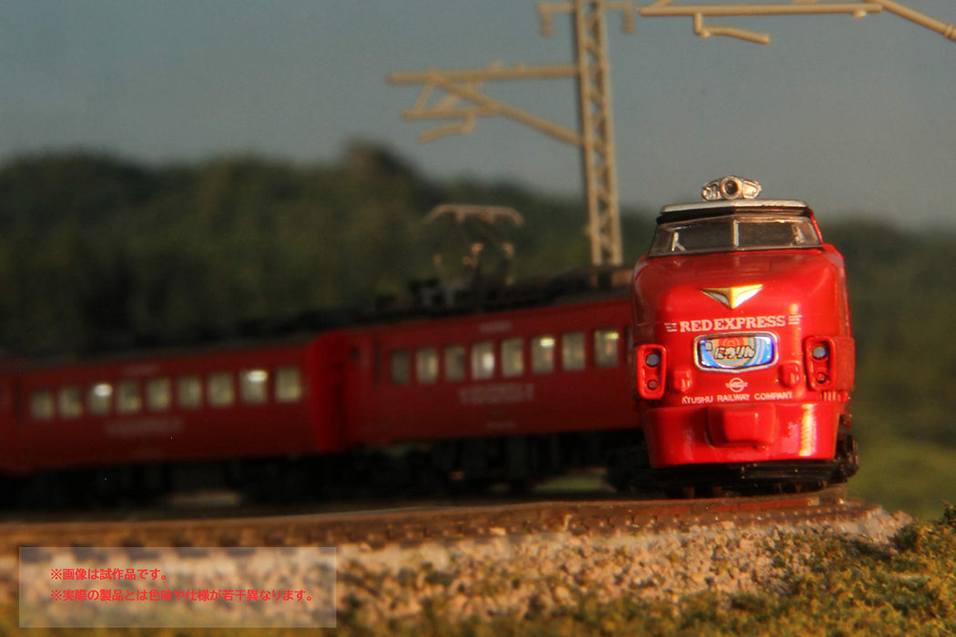 Rokuhan Z Gauge Red Express Nichirin 6-Car Set 485 Series Limited Model Train