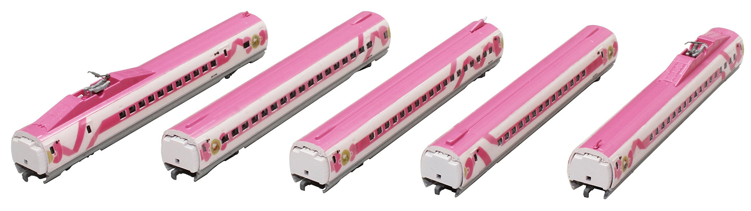 Rokuhan Z Gauge Hello Kitty 新幹線 5 節車廂火車組 - 型號 T013-7