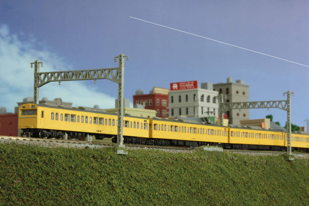 Rokuhan Z Gauge 4-Car Basic Set - Jnr 103 Series Canary High Cab Train Model