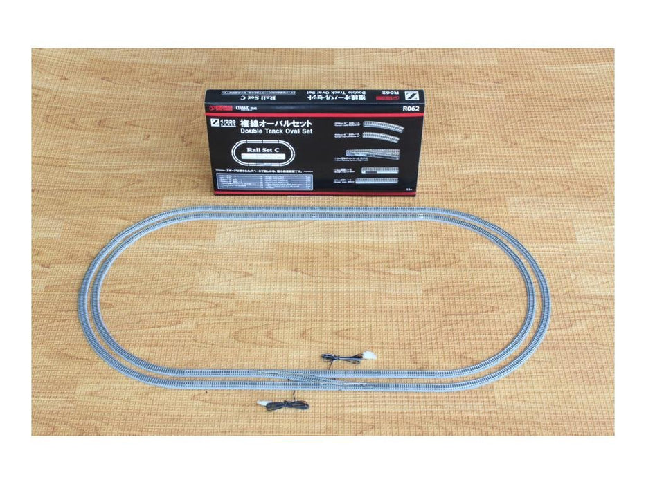 Rokuhan Z Gauge Double Track Oval Rail Set R062 - Compact Train Layout