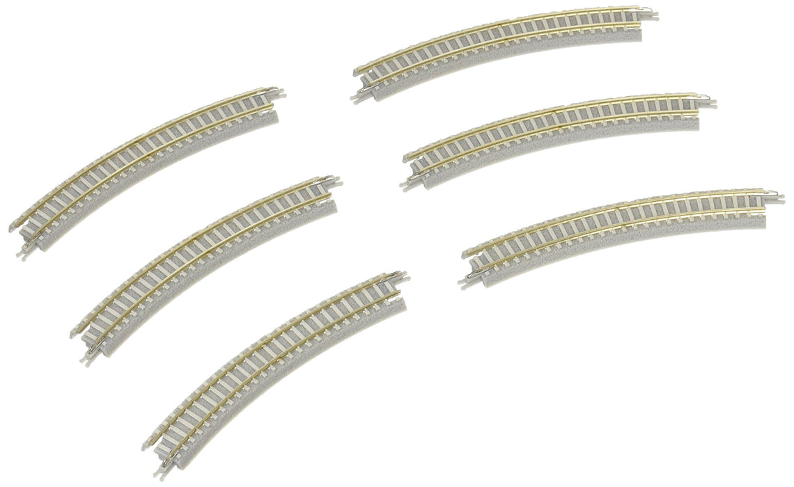 Rokuhan Z Gauge Track 6 Pieces R066: R195-30° Canted Rail by Rokuhan